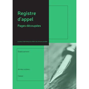 Registre de Pointage EXACOMPTA 9340E