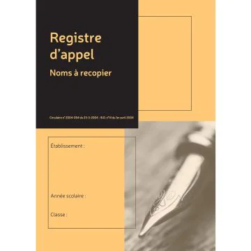 Registre de Pointage EXACOMPTA 9340E
