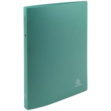 Classeur souple - 2 anneaux de 15 mm - Vert : EXACOMPTA Visuel