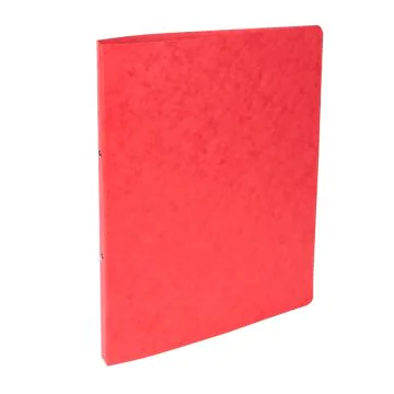 54255E Classeur Exacompta 2 Anneaux rouge Carte lustrée