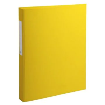 Classeurs 2 anneaux ronds - Jaune (Classement 54386E) EXACOMPTA