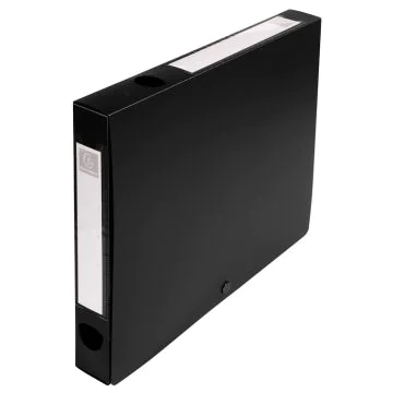 EXACOMPTA : Boîtes de classement noir - Dos 40 mm 54631E