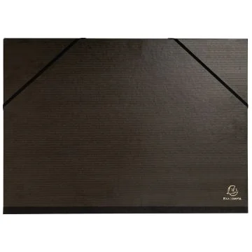 Carton à Dessin avec rabats Kraft noir - A3 450 x 320 mm EXACOMPTA Visuel