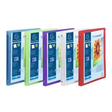 EXACOMPTA : Classeurs personnalisables 1 pochette - Assortiment 54869E