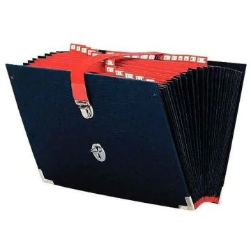 Trieur Accordéon - 25 compartiments - Noir : EXTENDOS Modèle