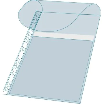 5503E Pochettes perforées à soufflet Exacompta A4 vertical modèle