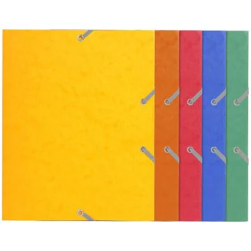 Chemise à élastiques 3 rabats - Format scolaire : EXACOMPTA Visuel