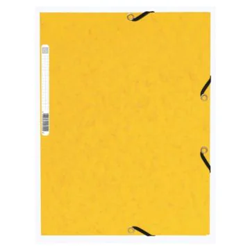 Lot de 50 chemises à élastiques 55309E Jaune Exacompta