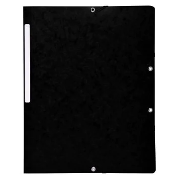 EXACOMPTA 55411E Chemises à élastiques sans rabats  Noires