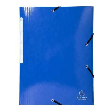 EXACOMPTA 55832E Chemise à élastiques Iderama - Bleu foncé