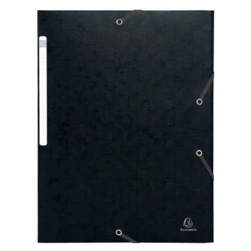 EXACOMPTA 55951E - Chemises à élastiques Scotten - Noir