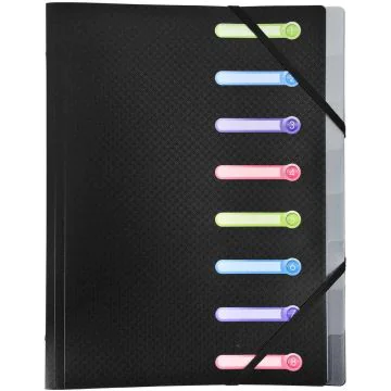 EXACOMPTA : Trieur avec élastiques - 8 compartiments 56181E photo