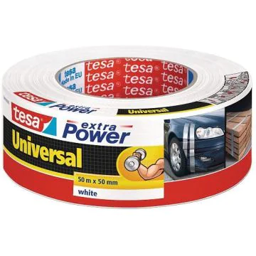 Photo Ruban adhésif universel extra Power - Blanc 50 mm x 50 m TESA 56389-00002-06