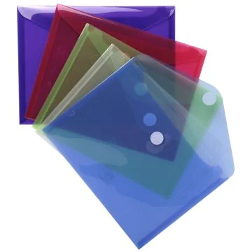 Lot de 5 Pochettes Enveloppes avec velcro - A5 240 x 180 mm : EXACOMPTA Modèle