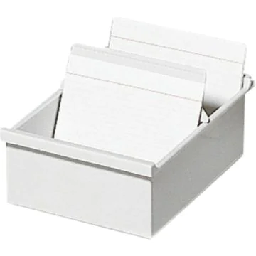 Bac pour 600 fiches - Gamme K - Format A6 - Gris lumière : EXACOMPTA photo