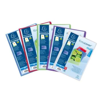 Protège-documents personnalisables de 40 vues - Assortiment EXACOMPTA : 5729E porte-vues