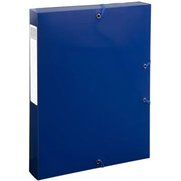 Boîte de classement - Dos 40 mm - Bleu Marine : EXACOMPTA Bee Blue image