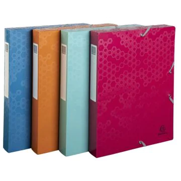 Boîte de classement - Dos 40 mm - Assortiment : EXACOMPTA Maïa image