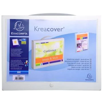 Valisette personnalisable à poignée - A4 - Kréacover EXACOMPTA example