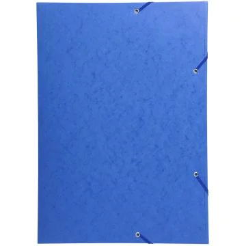 Chemise à élastiques A3 - Bleu : EXACOMPTA Visuel