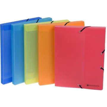 Boîte de classement PP Linicolor - Dos 25 mm - Assortiment : EXACOMPTA image