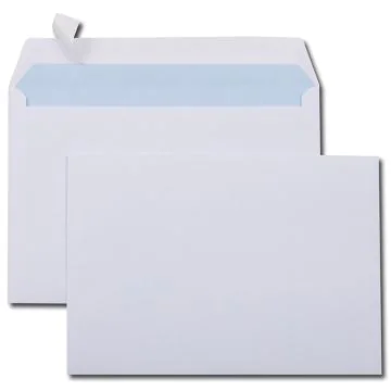 Lot de 500 Enveloppes autocollantes sans fenêtre C5 - 162 x 229 mm : GPV Image