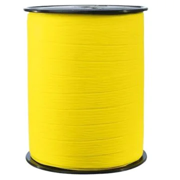 Ruban cadeau bolduc - Mat - Jaune : CLAIREFONTAINE image