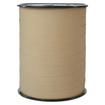 Ruban cadeau bolduc - Mat - Kraft : CLAIREFONTAINE image