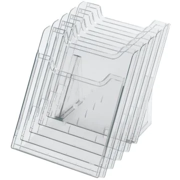 EXACOMPTA 60258 : Porte-documents de table - A4 vertical - Cristal