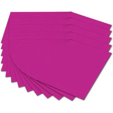 Feuille de papier - 220 g - 500 x 700 mm - Fuchsia : FOLIA Visuel