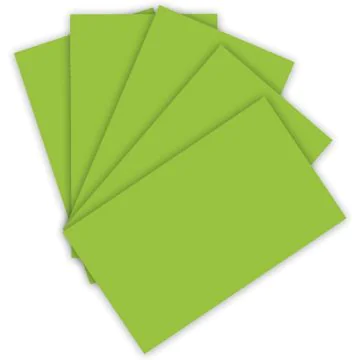 Feuille de papier - 220 g - 500 x 700 mm - Vert Printemps : FOLIA Visuel