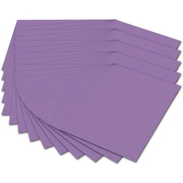 Carton de Bricolage A4 - Lilas - 300 g/m² : FOLIA Lot de 50 Photo