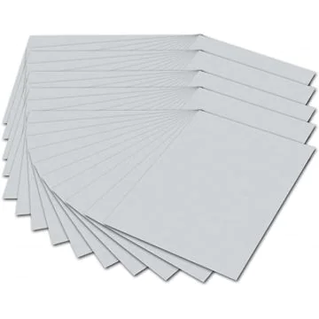 Carton de Bricolage A4 - Gris clair - 300 g/m² : FOLIA Lot de 50 Visuel