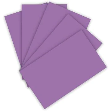 Feuilles de couleur A4 - 210 x 297 mm - Lilas : FOLIA Visuel