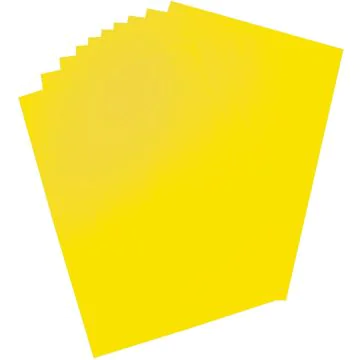 Carton pour affiche - 480 x 680 mm - Jaune brillant - 380 g/m² : FOLIA Visuel