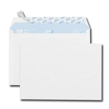Enveloppe sans fenêtre - A5 162 x 229 mm Blanc GPV Lot de 50