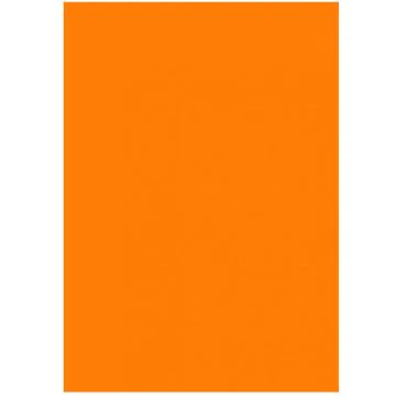 Feuilles de papier de couleur - 500 x 700 mm - Orange clair : FOLIA Visuel