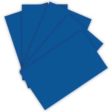 Carton de Bricolage 700 x 1000 mm - Bleu Royal - 300 g/m² FOLIA Lot de 10