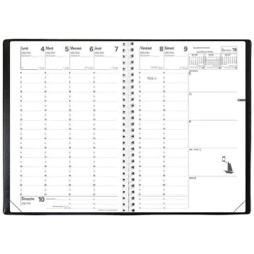 Agenda QUO VADIS 2025 Ministre S - 160 x 240 mm Semainier 