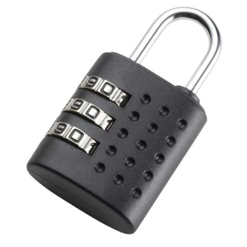 Cadenas à combinaison - 3 chiffres - Noir 28 mm : JSA Visuel