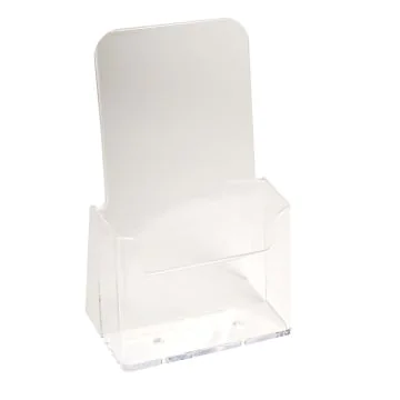 EXACOMPTA 73058D : Porte-documents de table - A6 vertical simple - Cristal