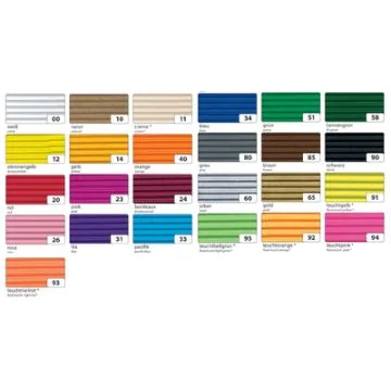 Feuille cartonnée ondulée - 500 x 700 mm - Jaune FOLIA image