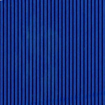 Feuille cartonnée ondulée - 500 x 700 mm - Bleu : FOLIA Visuel