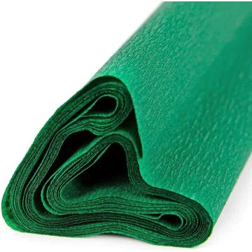 Papier Crépon - Vert mousse FOLIA