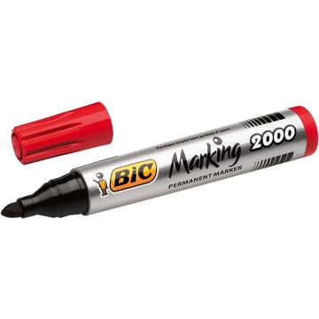 Marqueur permanent 2000 - Rouge : BIC Image