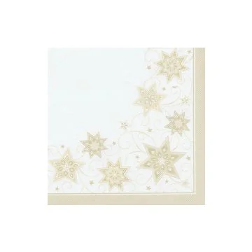 PAP STAR : Serviettes à motifs de Noël - Just Stars