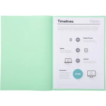 Sous-chemises pour dossier A4 Vert EXACOMPTA 850104E