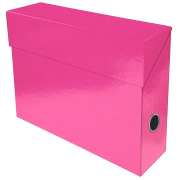 EXACOMPTA : Boîtes de classement Rose Iderama - Dos 90 mm 89924E