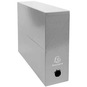 EXACOMPTA : Boîtes de classement gris Iderama - Dos 90 mm 89937E