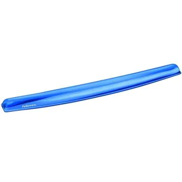 Photo Repose-poignet pour clavier Gel Cristal - Bleu FELLOWES 9113709 Image